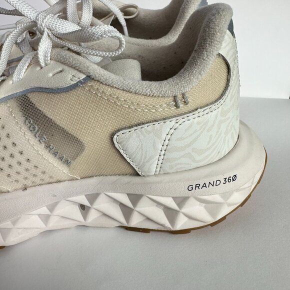 Cole Haan Women's Size 7.5 Zerogrand Outpace III Sneaker Ivory Cream Casual - Picture 10 of 12